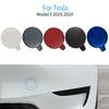 Car Front Bumper Tow Hook Cover Caps Accessory With Color Black White Silver Red Gray for Tesla Model Y -2024 1493746-00-A