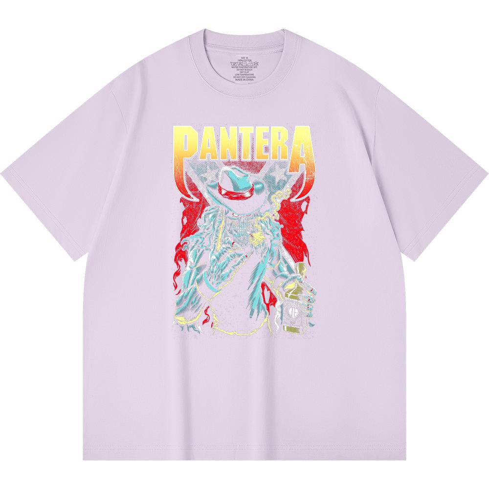 T-shirt Heavy Metal 100% Cotone 230 Gsm Stampa Band Rock Musica Popolare Unisex T-shirt Pesante in Cotone