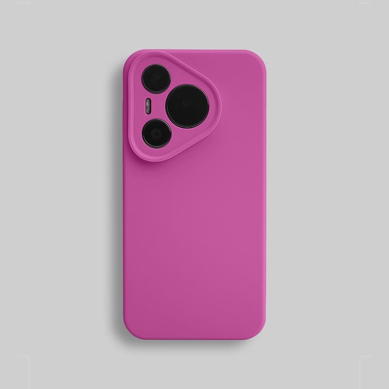 Pure color true liquid silicone is suitable for Huawei Pura70Pro + mobile phone case, fine hole all-inclusive, anti-drop soft cover.