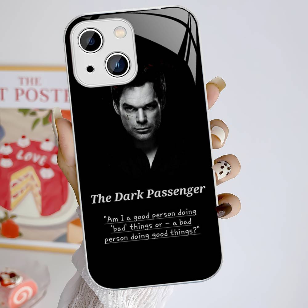

Закаленное стекло Декстер Морган для iPhone 14 13 12 11 Pro Mini XS MAX 14Plus X XS XR Чехол iphone 11 pro