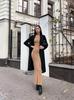 Elegant Sleeveless Knit Midi Dress with High Neck – Spring/Summer Collection