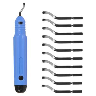 Trimmmesser, Schaber, Entgratwerkzeug, Entgrater-Set, Gratentferner, Handwerkzeug für Holz, Kunststoff, Aluminium, Kupfer und Stahl