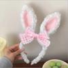 Lolita Cosplay Easter Headband Cute Cartoon Rabbit Ears Hairband for Festival Party Decorations Accessories