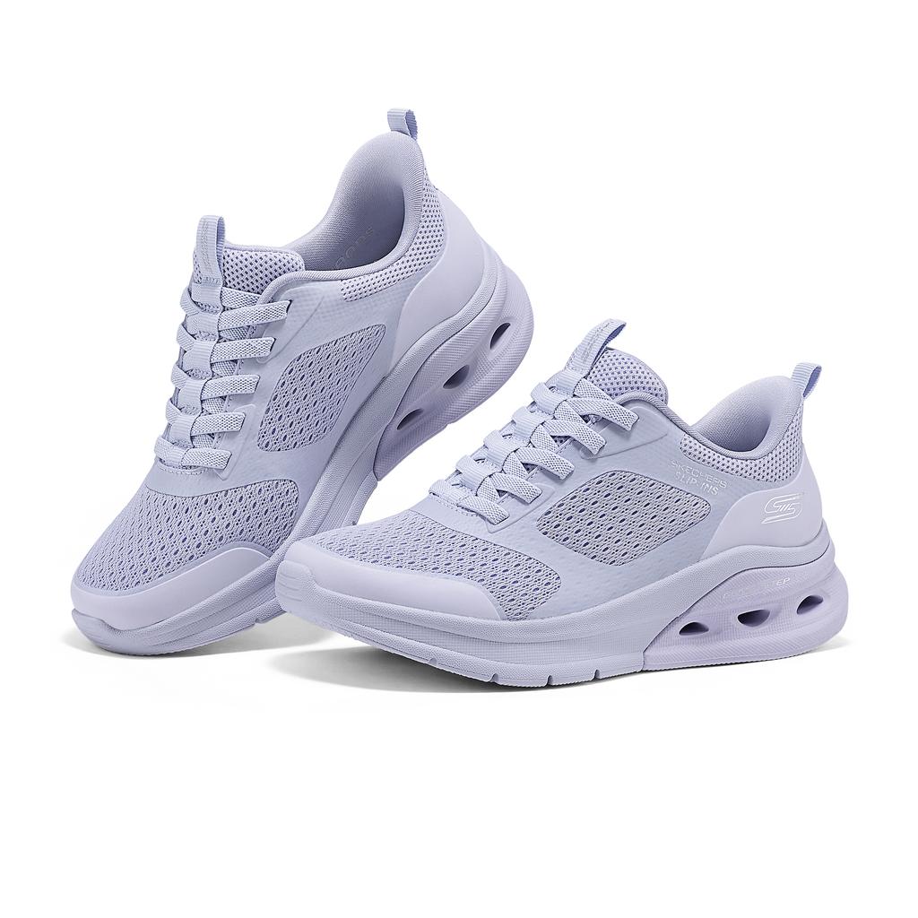 Skechers Textile, Synthetic Leather Breathable Low top Running Shoes Women's Lilac 117626-LIL