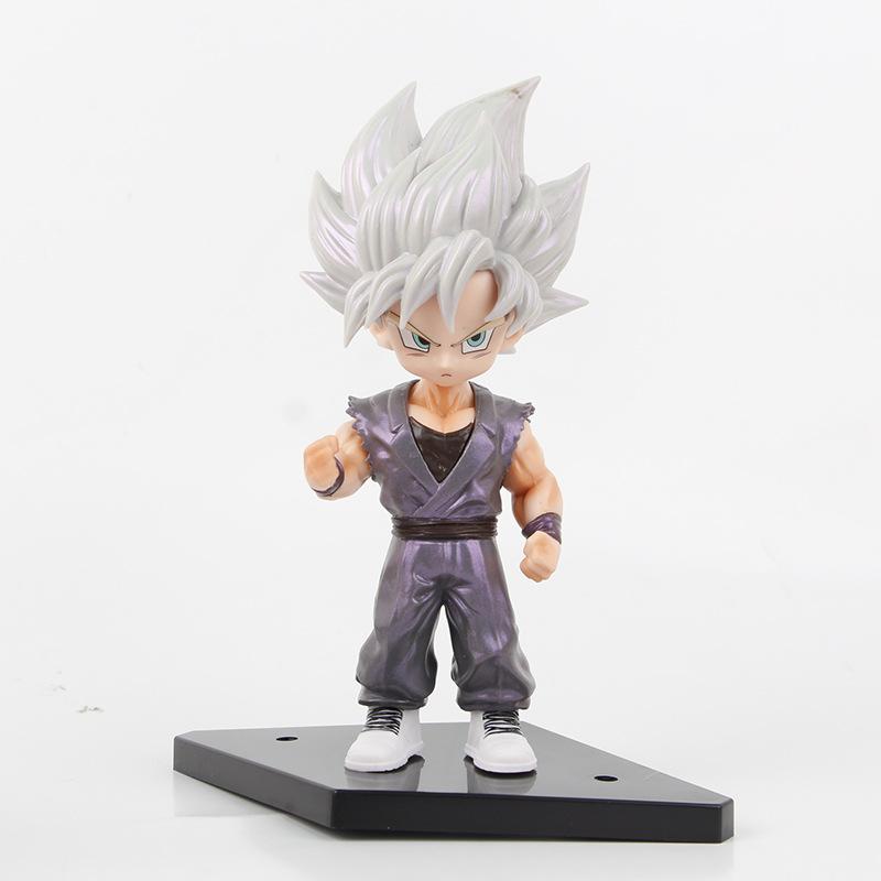4 Pcs/Set Dragon Ball 17cm Goku Fashion Action Figure Anime PVC Model Toys Doll Ornaments Super Saiyan Figurine Kids Xmas Gifts