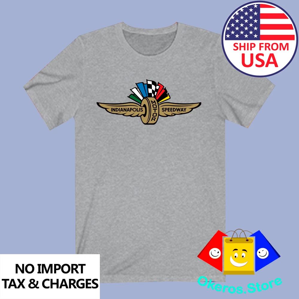 Indianapolis Motor Speedway Men s Gray Size S to 3XL S