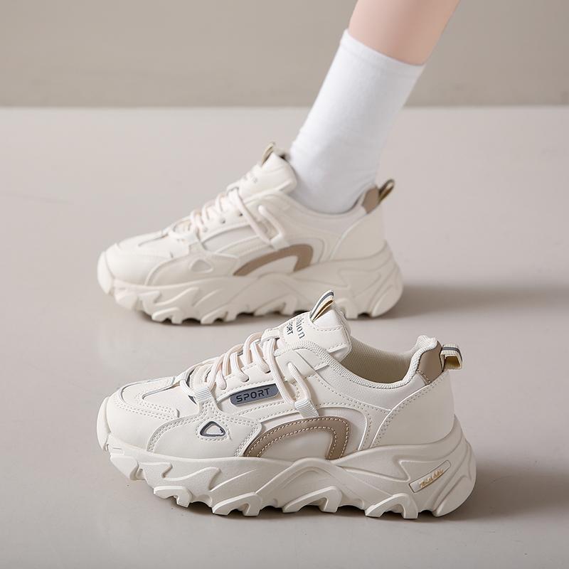 Fashion Sneakers Women Lace Up Flats Ladies Outdoor Running Walking Shoes Comfortable Breathable Female Footwear Big Size Zapatos Mujer