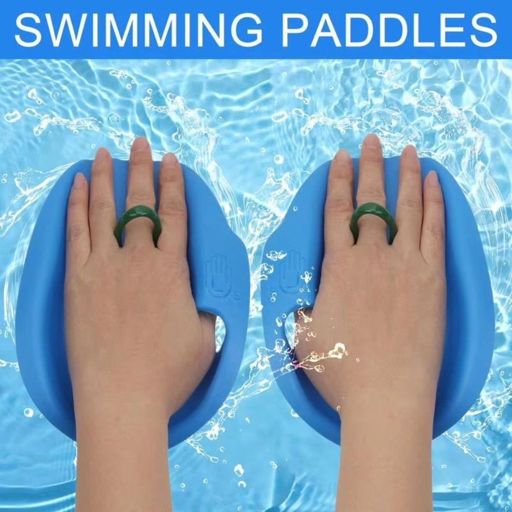 PVC Kids Swimming Training Paddles Swimming Ergonomic Paddles Beach Swimming Pool