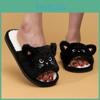 Cat Plush Small Cartoon Ladys Slippers For Both Indoor And Outdoor Use In Autumn And Winter Cozy Cotton Slippers For Home Use