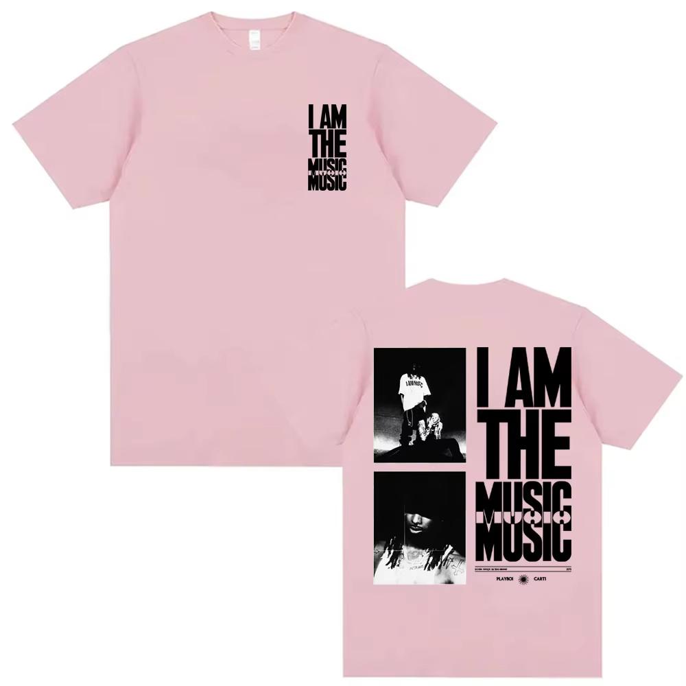 

Playboi Carti I AM MUSIC Album Cover T Shirt Men Clothing Harajuku Hip Hop Street T Shirt Male Springsummer pure Cotton Tshirt 4XL