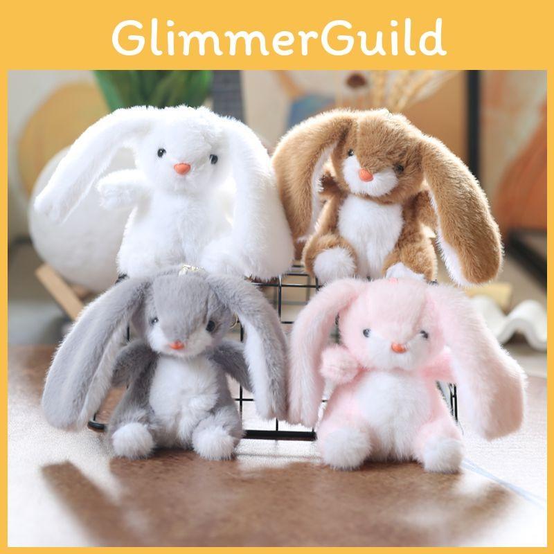 Rabbit Plush Cute Toy Keychain Pp Cotton Stuffed Bag Decor Gift For Kids Girls