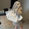 Fashion Bowling Handbag Bag Women's New Bag Embroidered Letters Single Shoulder Sports Travel Armpit Bag Tote Bag