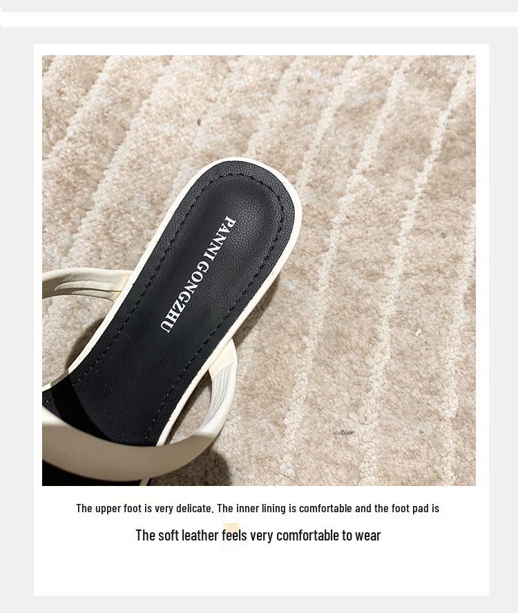 Summer 2026 Skin-Brightening Mid-Heel Square-Toe Sandals with Single Strap for Outdoor Wear.