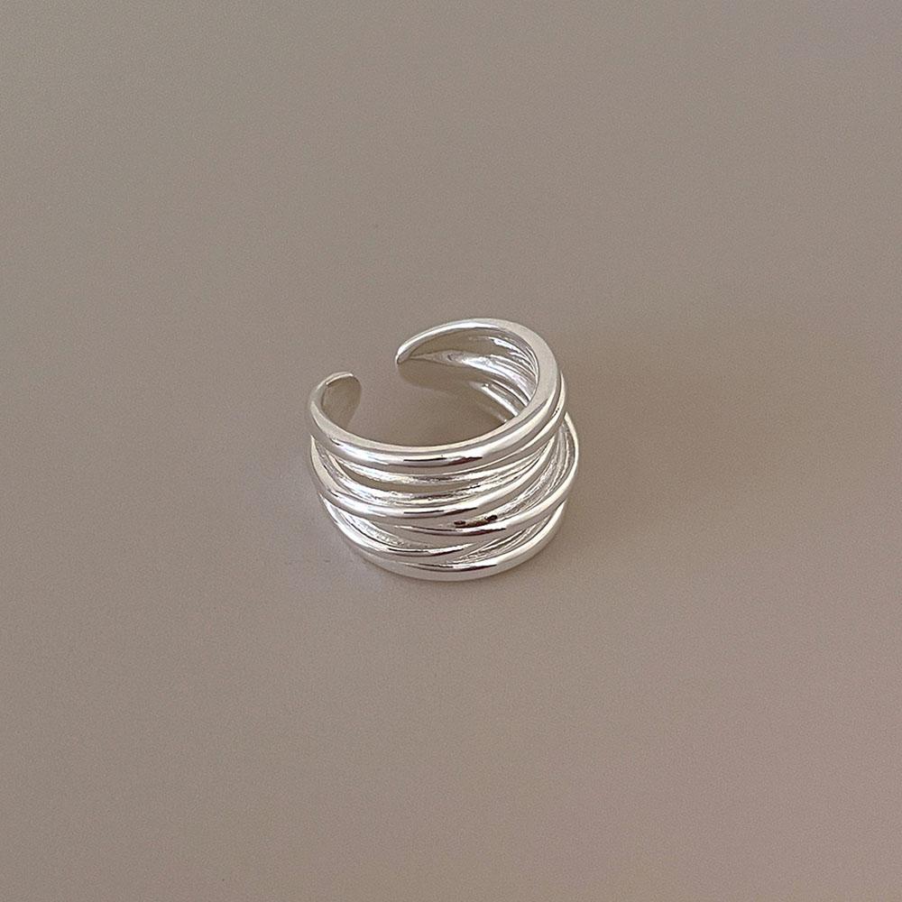 

BF CLUB Gold Color Rings for Women Men Fashion Geometric Handmade Irregular Vintage Moon Ring Party Christmas Gift