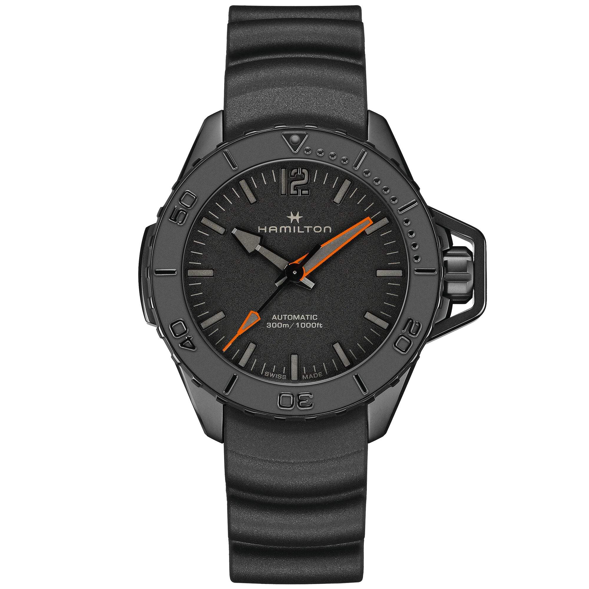 

[Hamilton] HAMILTON Watch Genuine Warranty Khaki Navy Open Water Auto Mechanical Automatic Winding H77845330 Gent [Regular Imported Product]