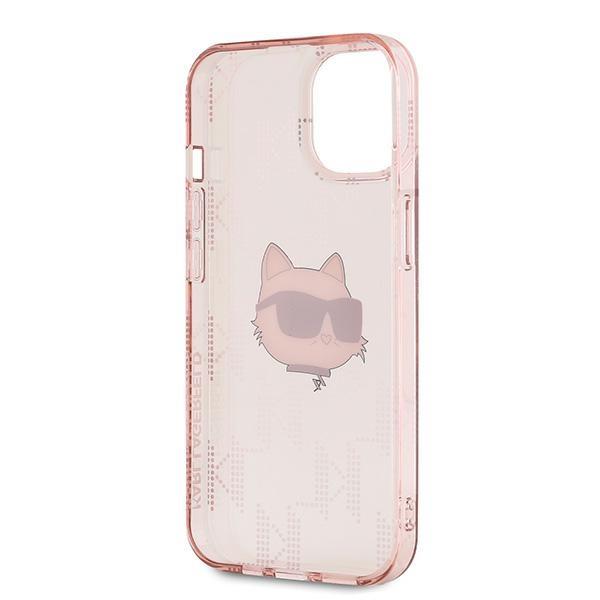 Karl Lagerfeld Klhcp13Mhklpchp Iphone13 6.1 Różowy/Pink Hardcase Iml Choupette Head & Monogram