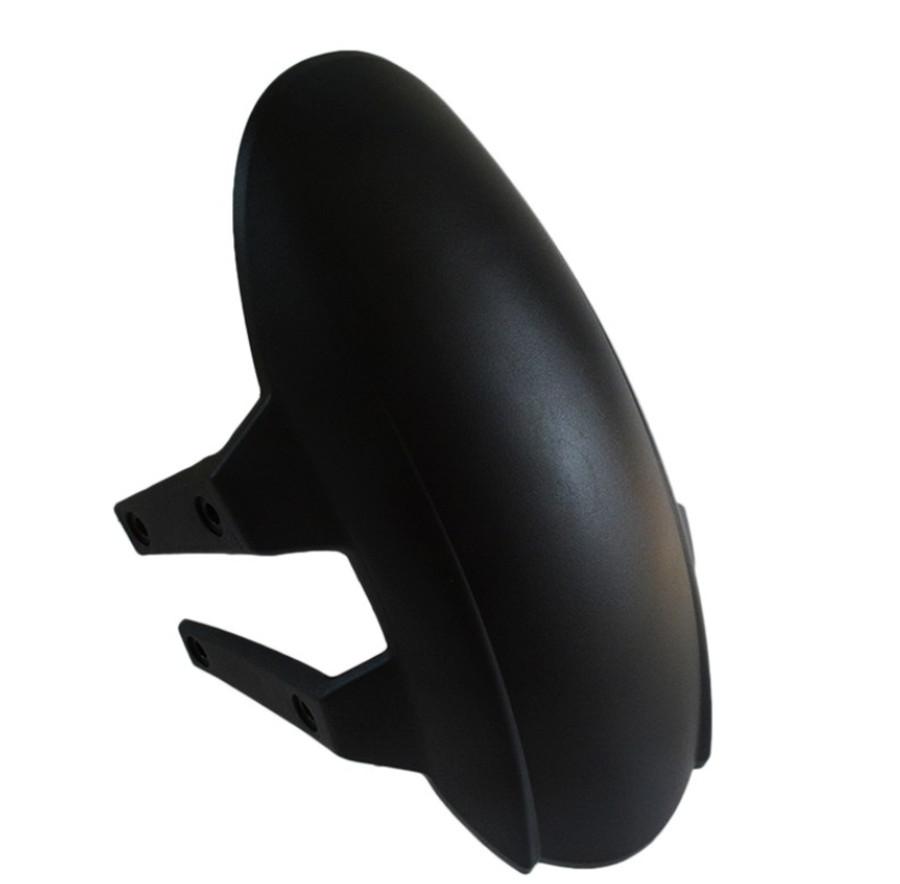 Black PVC Motorcycle Rear Wheel Cover Fender Splash Guard Mudguard with Bracket