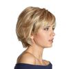 New Synthetic Wig Women Fashion Short Straight Hair Light Blonde Cropped Hair With a High Temperature Silk Wig Full Head Set