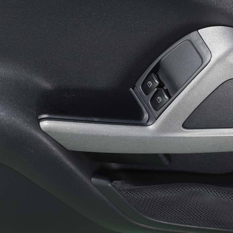 ABS Black For Mercedes Smart 451 Fortwo 2009-2015 Car Door Storage Box Handle Armrest Storage Case Car Interior Accessories