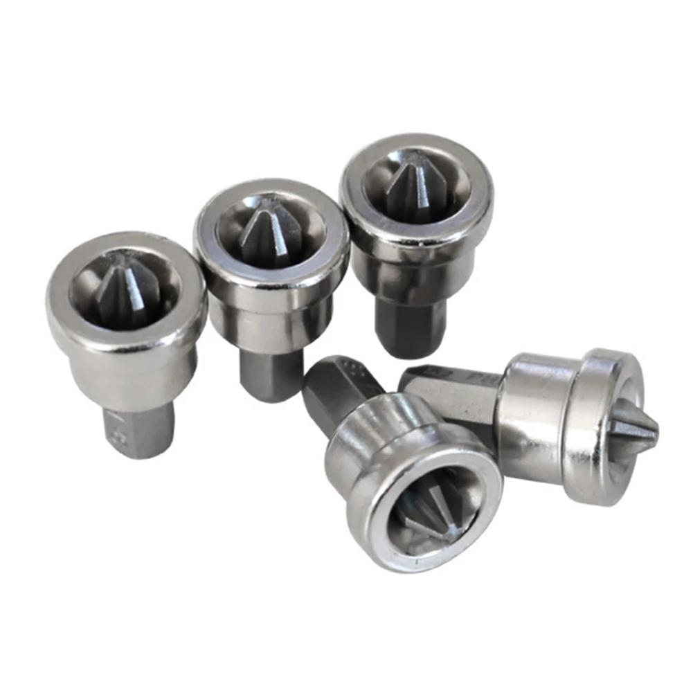 Magnetic Positioning Drywall Screwdriver Tip Bits 25/50mm Gypsum Board Plasterboard Screws Locating Batch Head Drilling