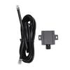 Car Bass Control Knob 6 Pin Universal Subwoofer Volume Knob with 5m Cable for Car Motorcycle Speaker Home Theater