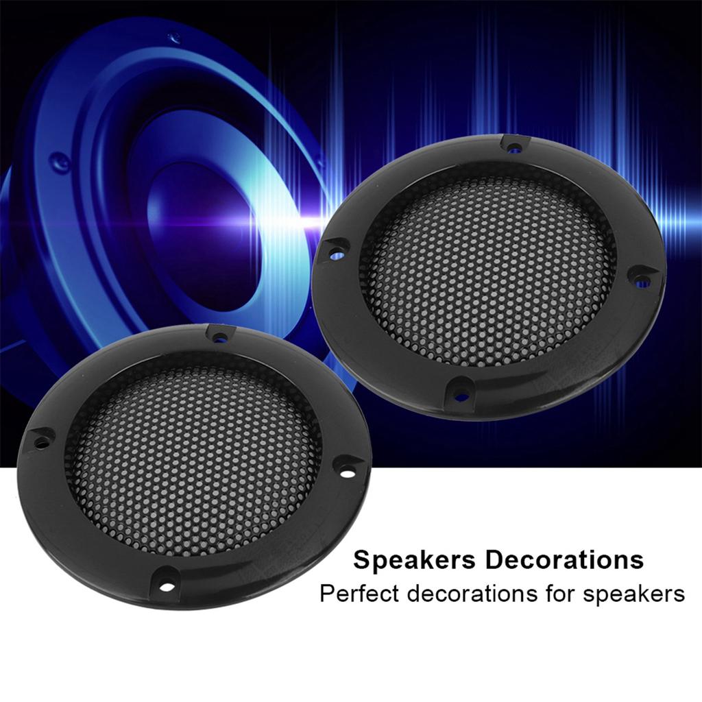 2 Inch Speaker Decorative Steel Mesh Circle Car Speaker Protective Mesh Cover