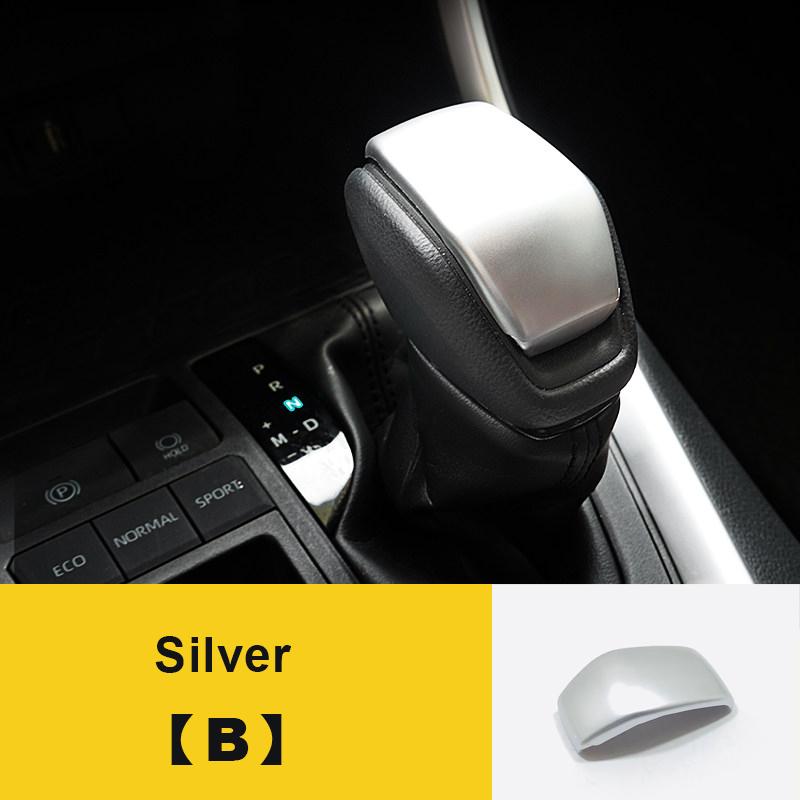 For Toyota RAV4 XA50      2024 RAV 4 Hybrid ABS Car Central Console Gear Head Shift Knob Handle Cover Trim