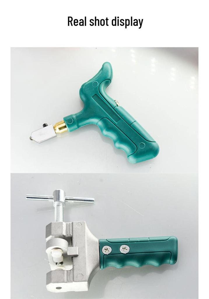 Hand-Held Glass Tile Cutter and Separator Set with Roller