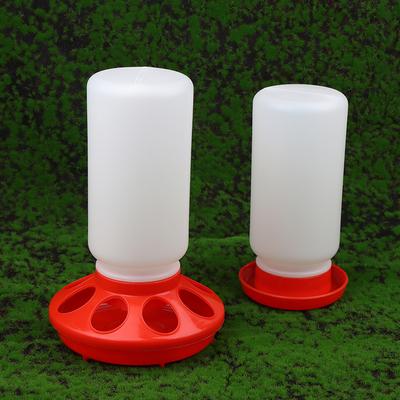 Verdickter Geflügel-Futter- und Trinker, Wasser-Lebensmittelspender, automatischer Hühner-/Vögel-/Küken-Tränke, Fütterungseimer