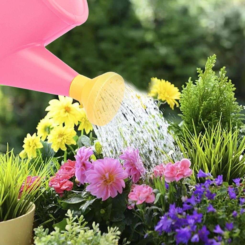 Watering Pot Garden Watering Can with Yellow Sprinkler Head Long Spout for Plants Pot Farmhouse Planting House Flower Backyard