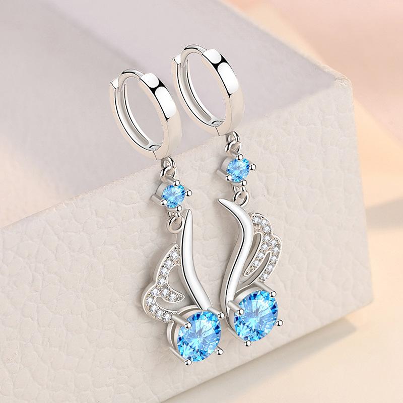Lindon Copper Alloy Zircon Earrings Drop Earrings For Women Wedding Party Gifts