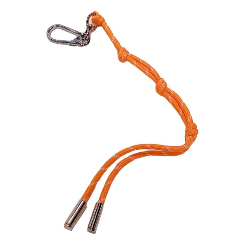 Pack of 4 Rope Key Rings Stylish Rope Keychain Fashionable Key Adornment Key Holder Key Clip Suitable for Daily Use
