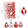 24pcs 3cm Electroplated Hanging Balls Mini Merry Christmas Tree Decor  Home Xmas Decor