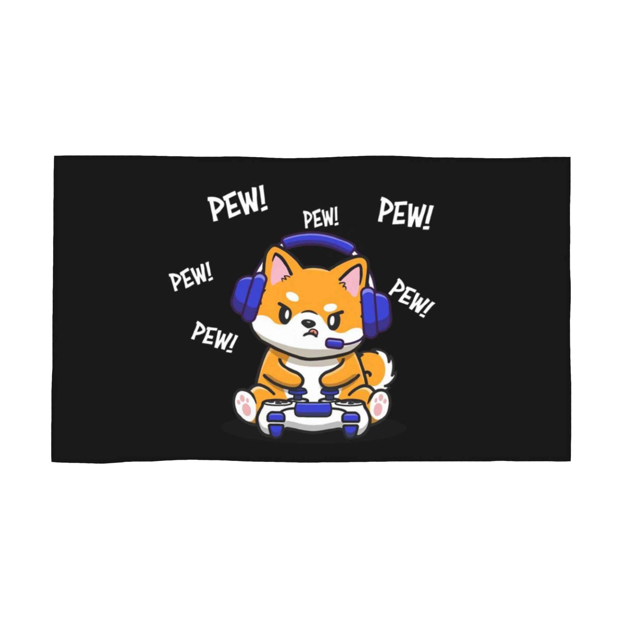 

Shiba Inu Soft Face Towel Quick Dry Pool Bath Cotton Towels Breathable W30*H60(CM)