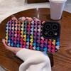 Ins Fashion Candy Colorful Love Heart Color Phone Case For Iphone 14 11 12 13 Pro Max Plus Lens Protection Shockproof Back Cover