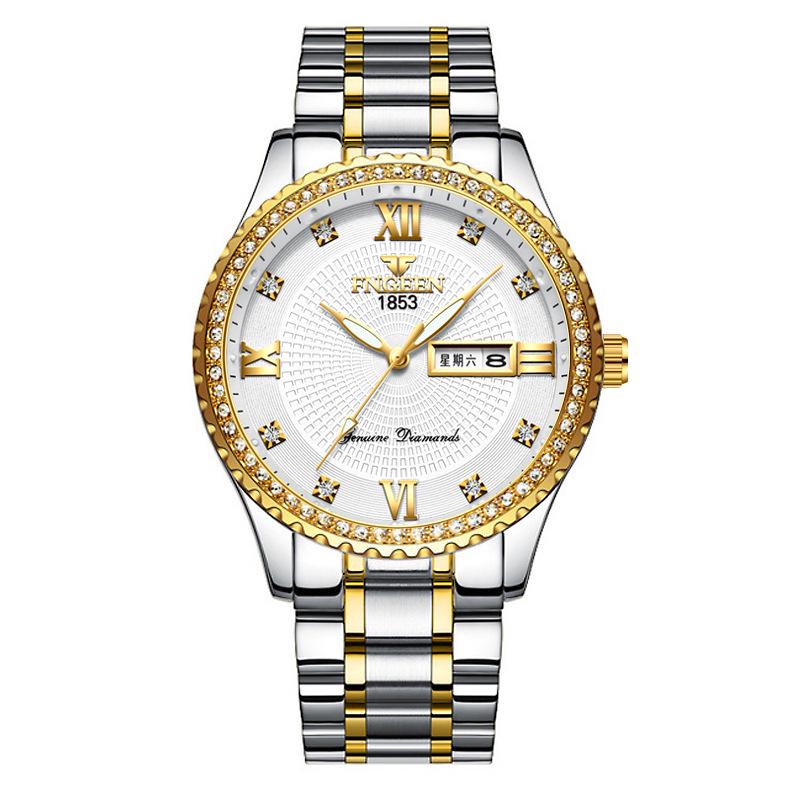 Men's Waterproof Luminous Running Alarm Clock Watch