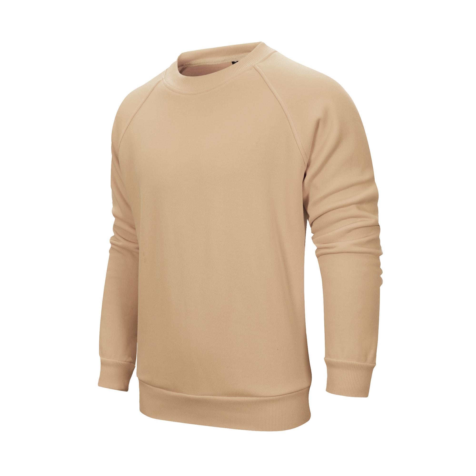 

Мужские свитера с длинными рукавами, ретро-толстовки с круглым вырезом, однотонные, удобные, теплые, повседневная одежда на осень-зиму XXL хаки