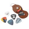 13 Pcs Guitar Picks Medium Celluloid Guitar Plectrums with Box Instrument AccessoriesTexture