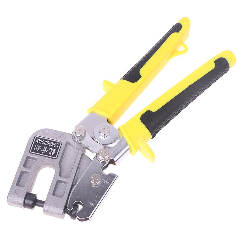 Steel Handle Stud Crimper Double Handed Ceiling Punching Pliers Plaster Drywall Tool For Fastening Metal Studs & Keels