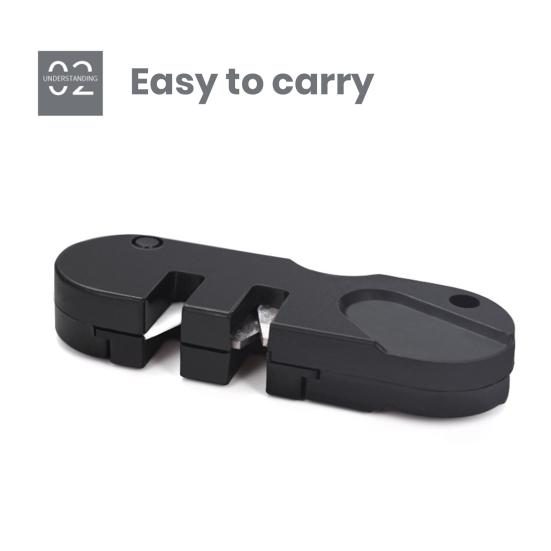 Outdoor Pocket Whetstone Tool High Hardness Diamond-Material Mini Cutter Sharpener Portable Fishhook Grinding Multifunctional Camping File Cutter