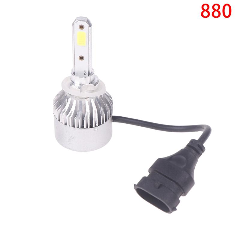 1Pc Car Bright H4 H7 H1 H3 Led Front Fogs Lights Lamps Beads 8000Lm Cob Chips With Cooling Fan Longer Lifespan