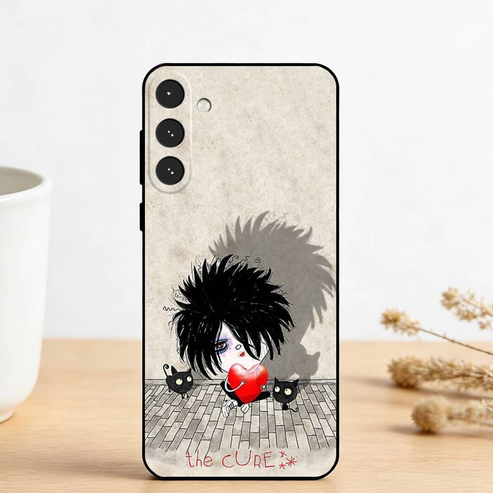 The Robert C-CureS Smith Robert Smith    Phone Case For Samsung Galaxy A73,A72,A71,A70,A53,A52,A51,Others Soft Black Cover