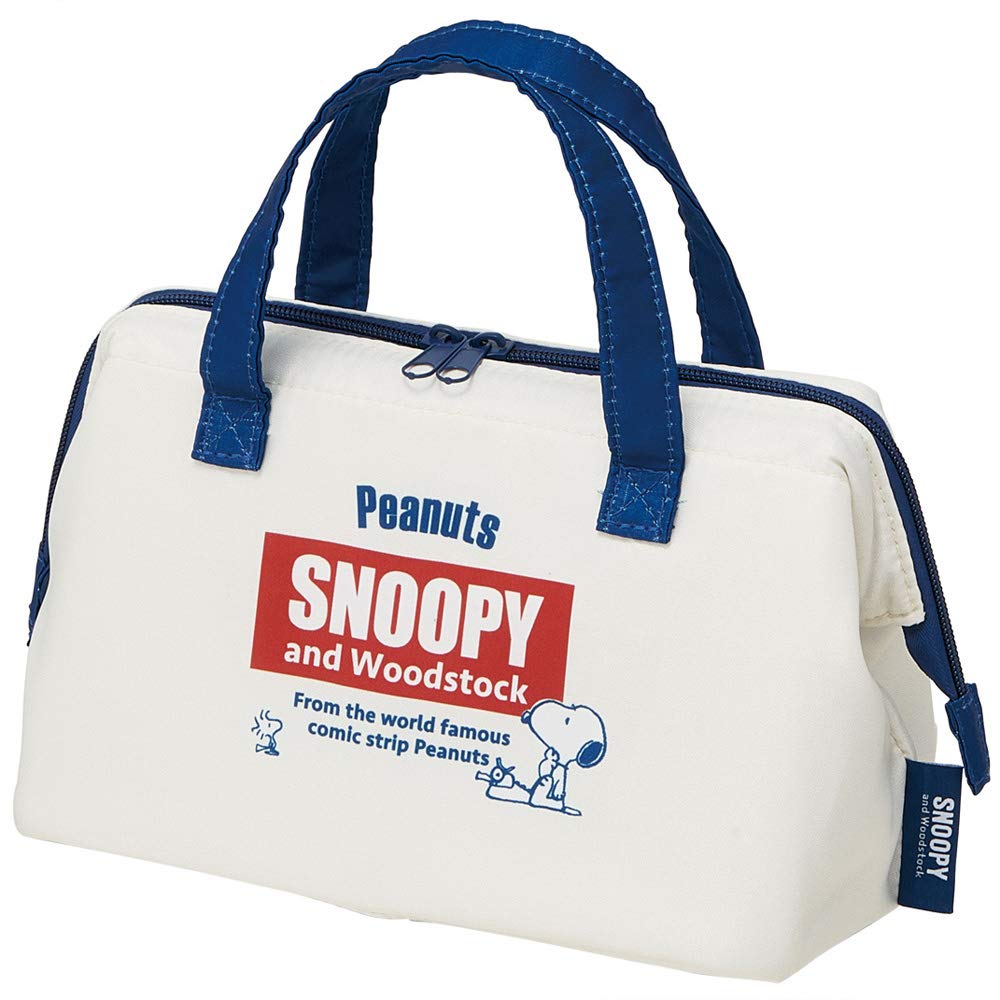 

Skater Insulated Clasp Lunch Bag with Snoopy Retro PEANUTS KGA1 Label,