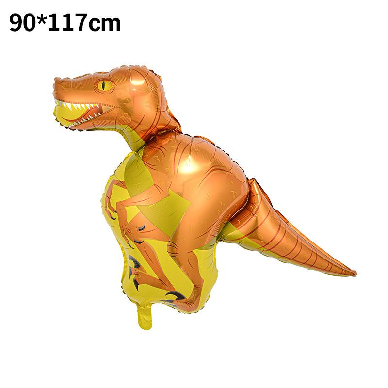 Cartoon Animal Tyrannosaurus Rex Dinosaur Balloon Children'S Cartoon Q Version Birthday Forest Theme Party Decoration