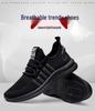 Men's 2024 Spring/Summer Trendy Low-Top Mesh Running Sneakers - Korean Style Fashion Casual Breathable Shoes
