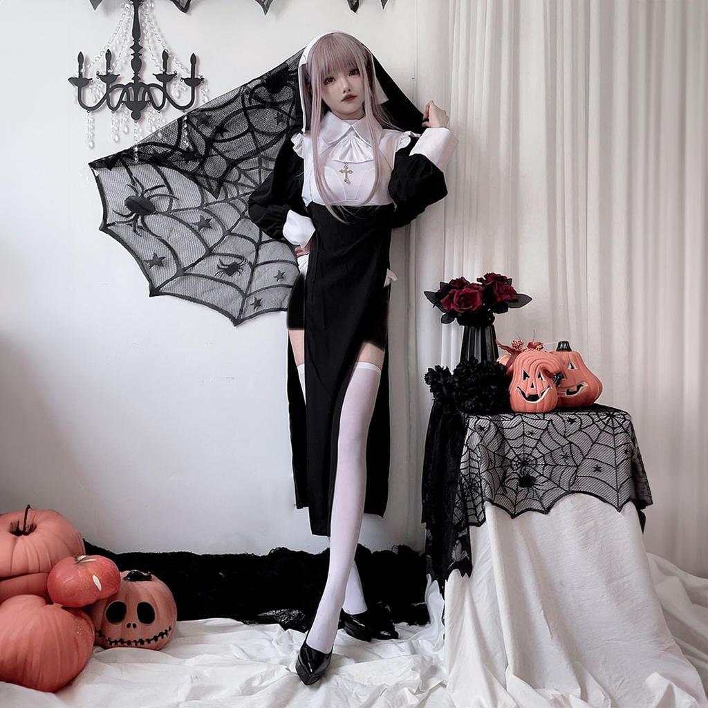 Milky Time Women's Sexy Sister/Nun Halloween Costume (L)