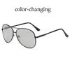 Classic Pilot Photochromic Sunglasses Men Safety Driving Sun Glasses Women Anti-Glare Change Color Day And Night Eyewear
