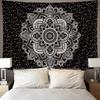 Mandala Flower Print Wall Hanging Tapestry Carpet Mat Home Living Room Decor