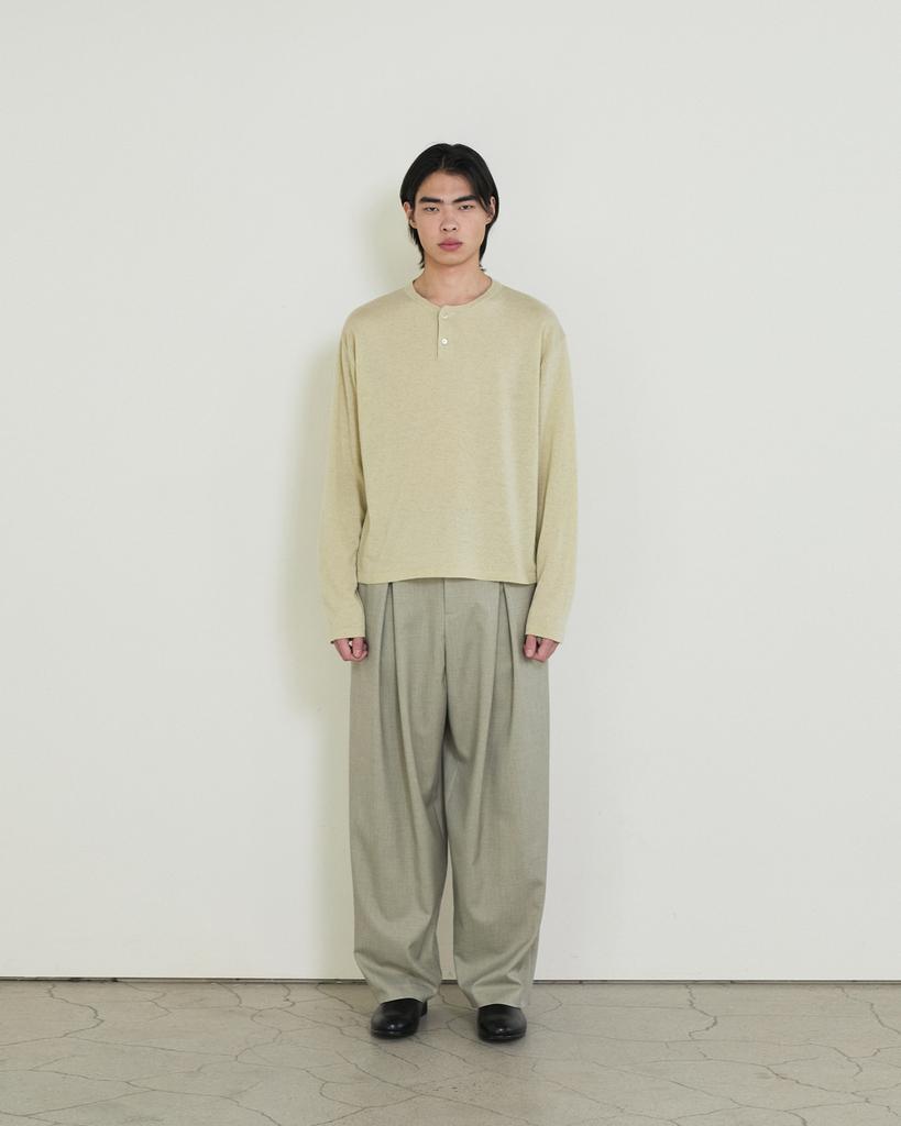 Diaendeukweseucheon Banding Wide Pants / Beige
