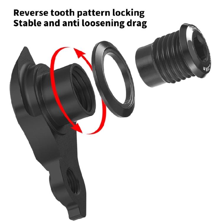 Precisions Bicycles Derailleurs Hanger Aluminum Alloys Reverse Lock Thread Universal Wrenches Installation Bolt Size
